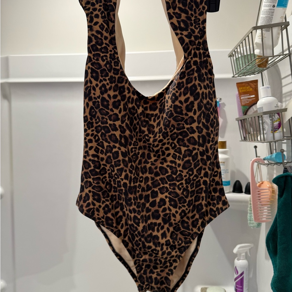 VICI CHEETAH LEOPARD ONE PIECE BATHING SUIT NWT